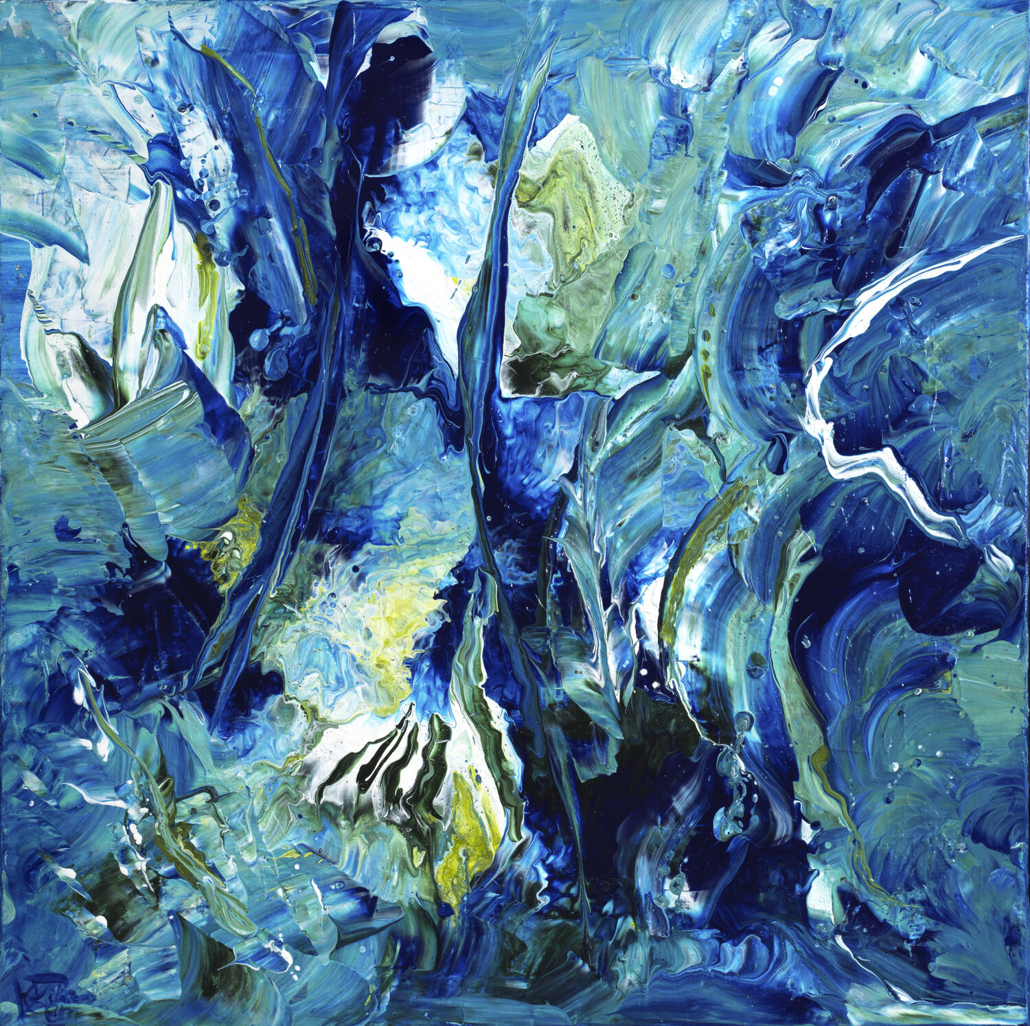 Eclats d'Ecume 141 Joëlle Kem Lika Original painting for sale