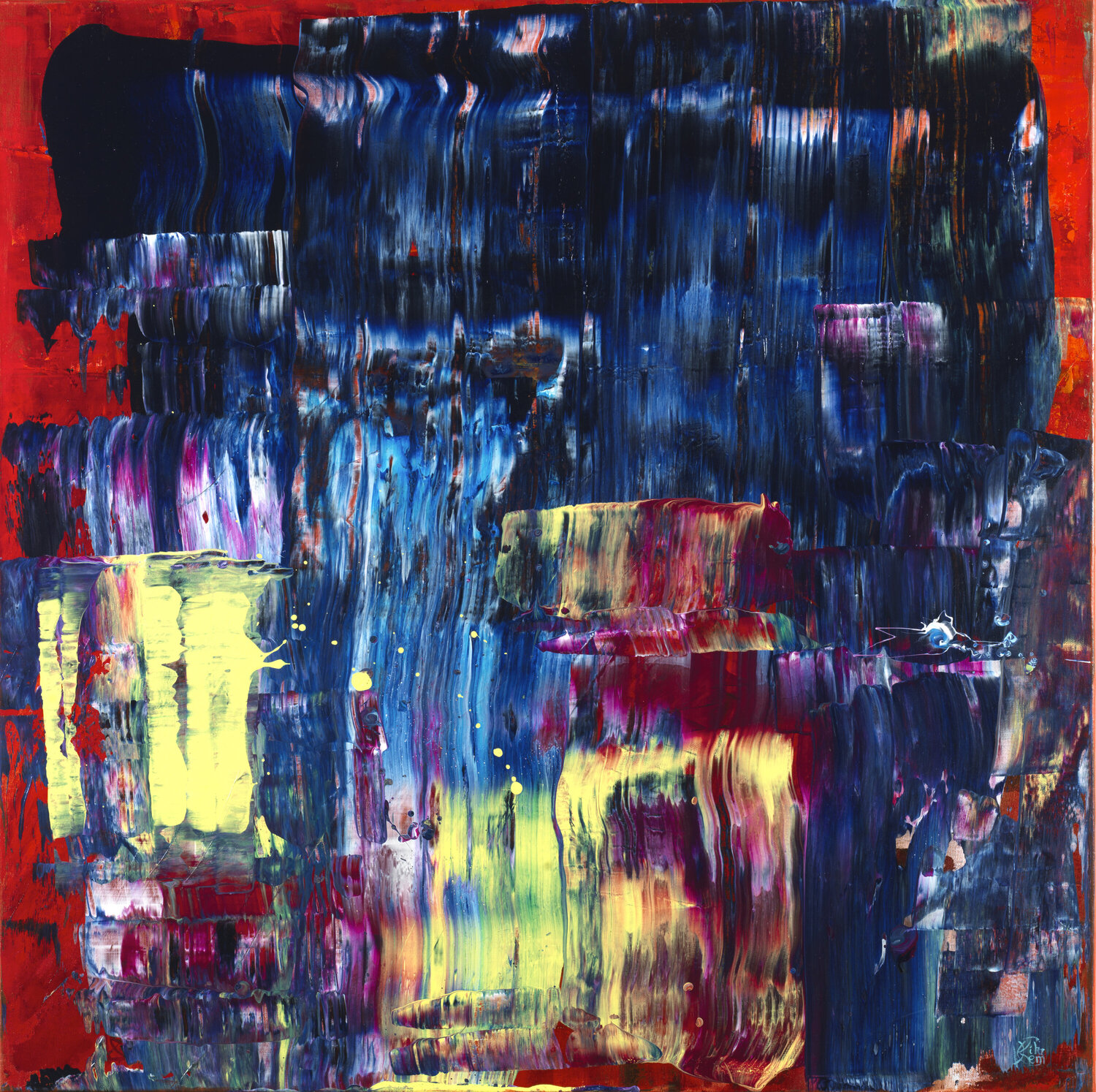 Vibes 01 Joëlle Kem Lika Original painting for sale