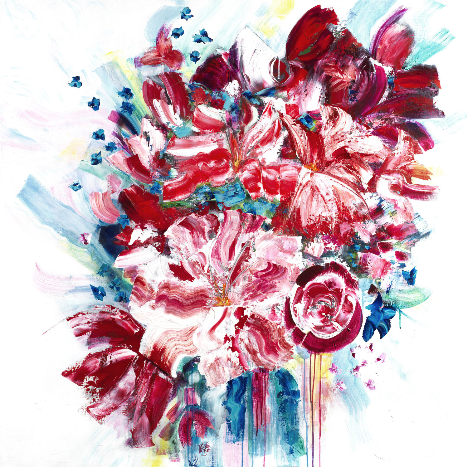 Queens 4 Joëlle Kem Lika Original painting for sale