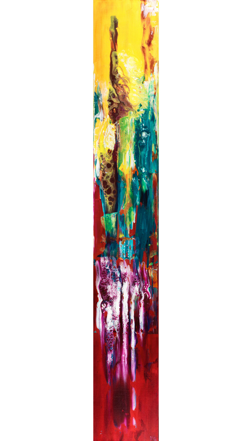 Totem 5 Joëlle Kem Lika Original painting for sale