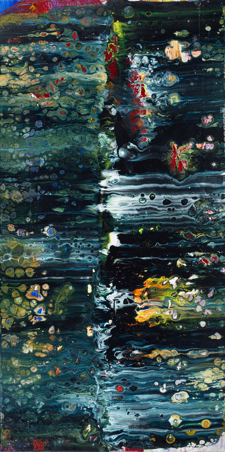 Symphonie 01 Joëlle Kem Lika Original painting for sale