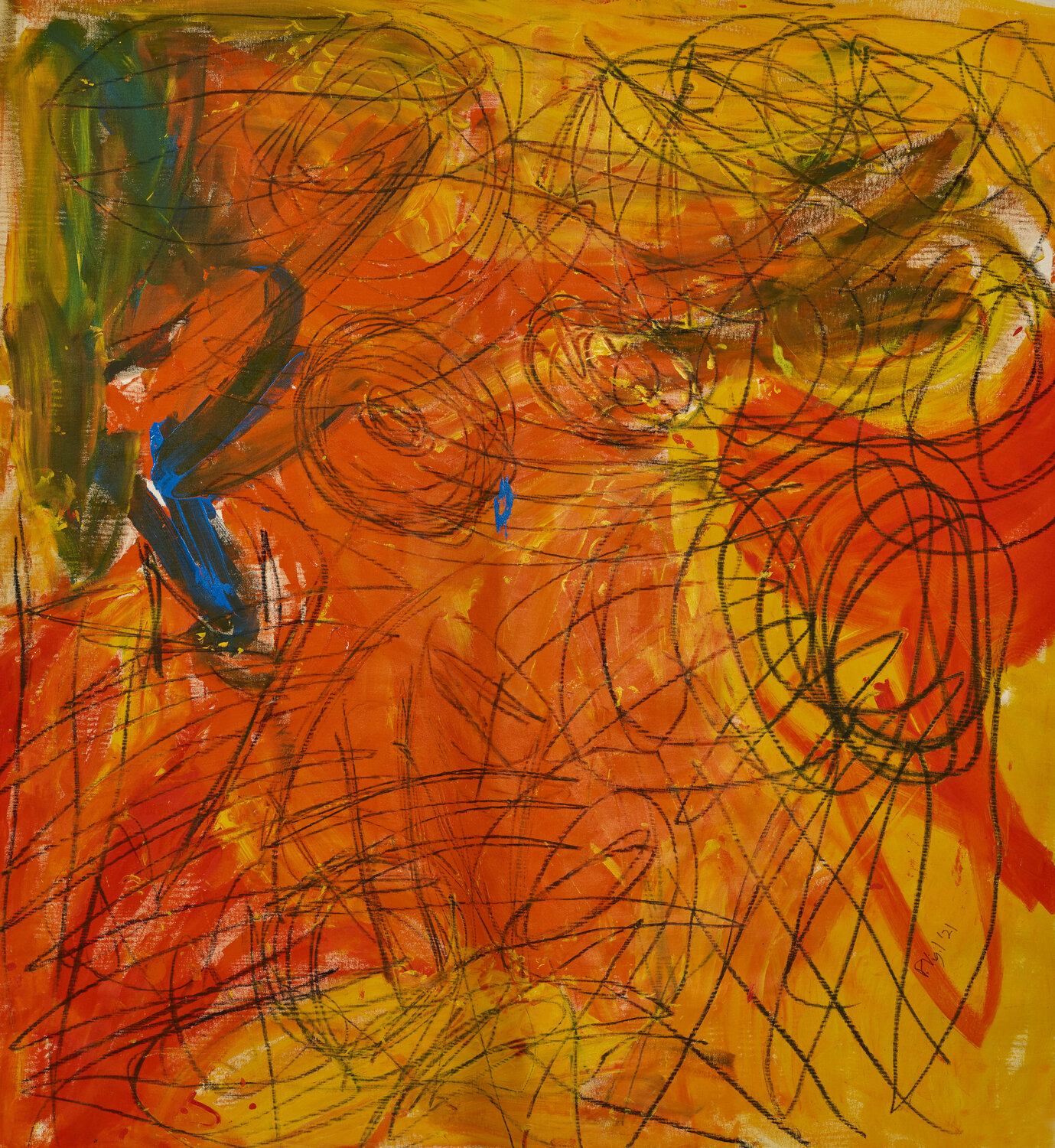 Discord Peter Vigil Original painting for sale