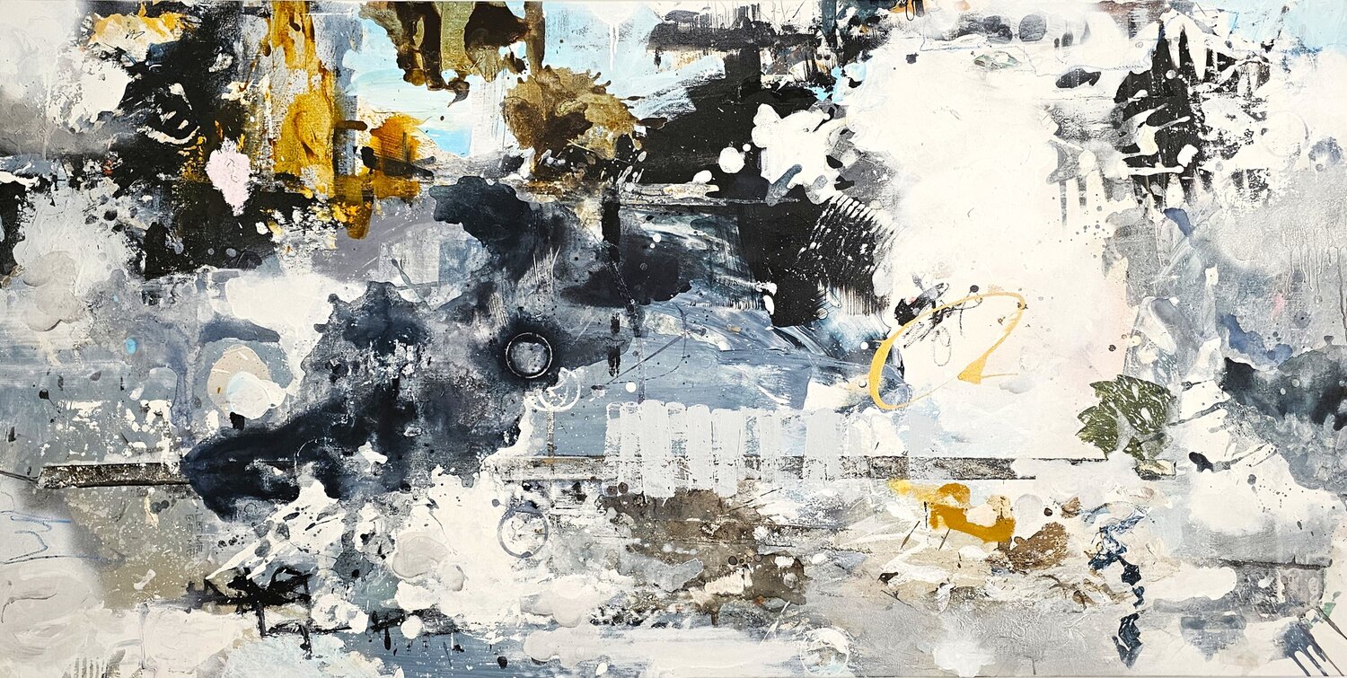 A Piece of my Space #11 Lotta Sirén Original painting for sale