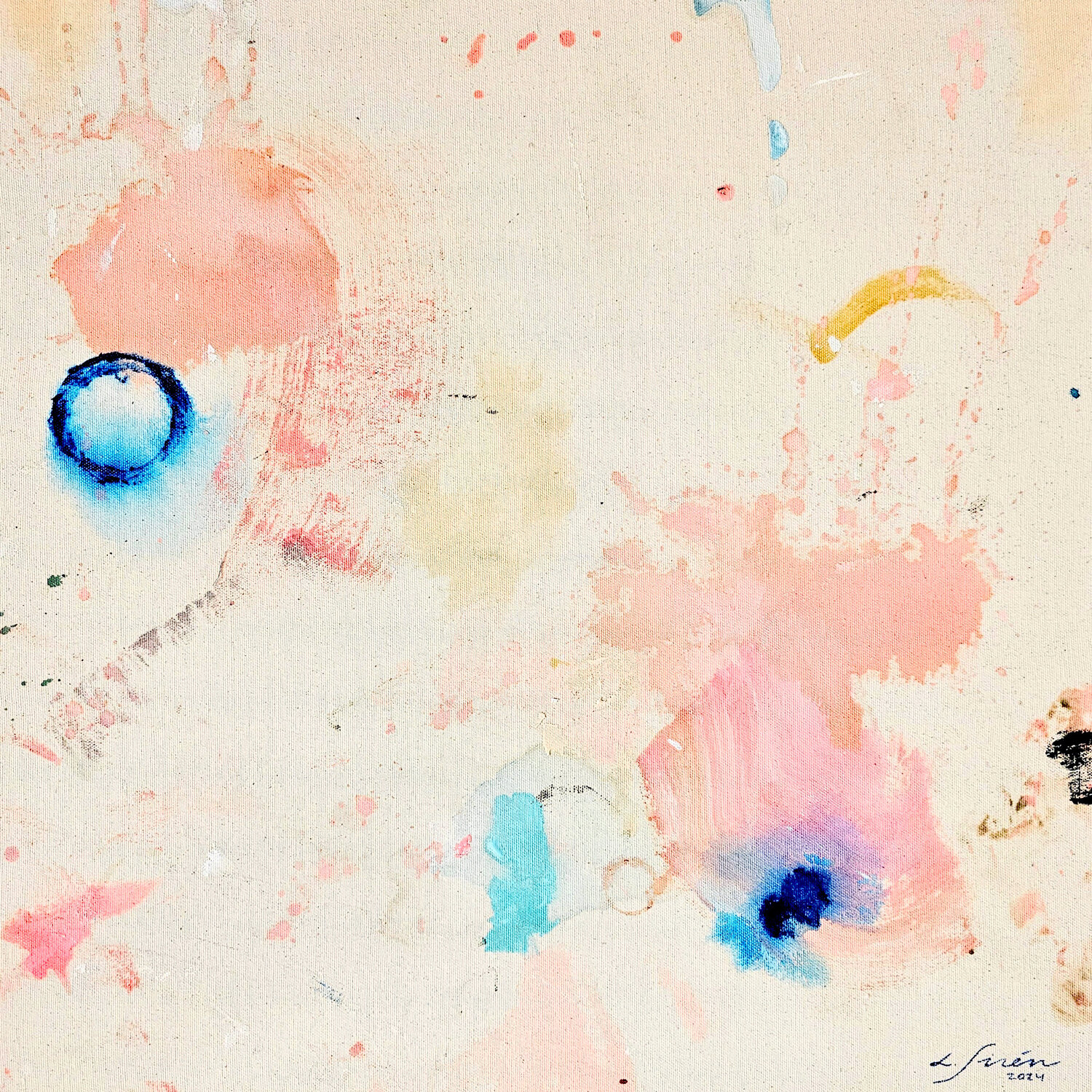 A Piece of My Space 22 Lotta Sirén Original painting for sale