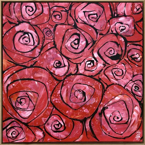 ROSES by Gabriela Lavezzari, Painting for Sale on Select