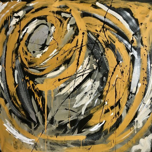 ENTROPIA ( serie " La probabilidad del Caos " ) by Gabriela Lavezzari, Painting for Sale on Select