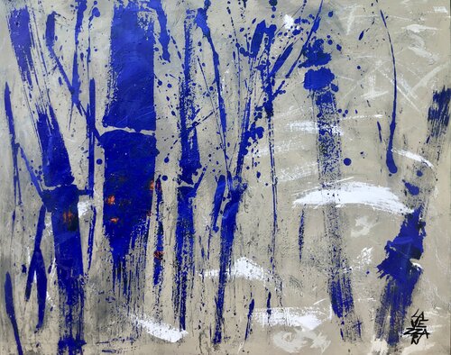 NIEBLA en el BAMBU by Gabriela Lavezzari, Painting for Sale on Select