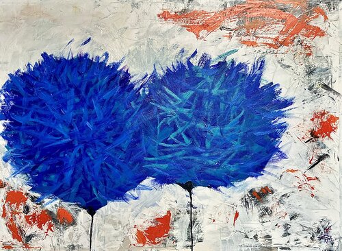 UNIVERSOS PARALELOS by Gabriela Lavezzari, Painting for Sale on Select