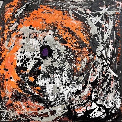 The calm in the eye of the storm by Gabriela Lavezzari, Painting for Sale on Select