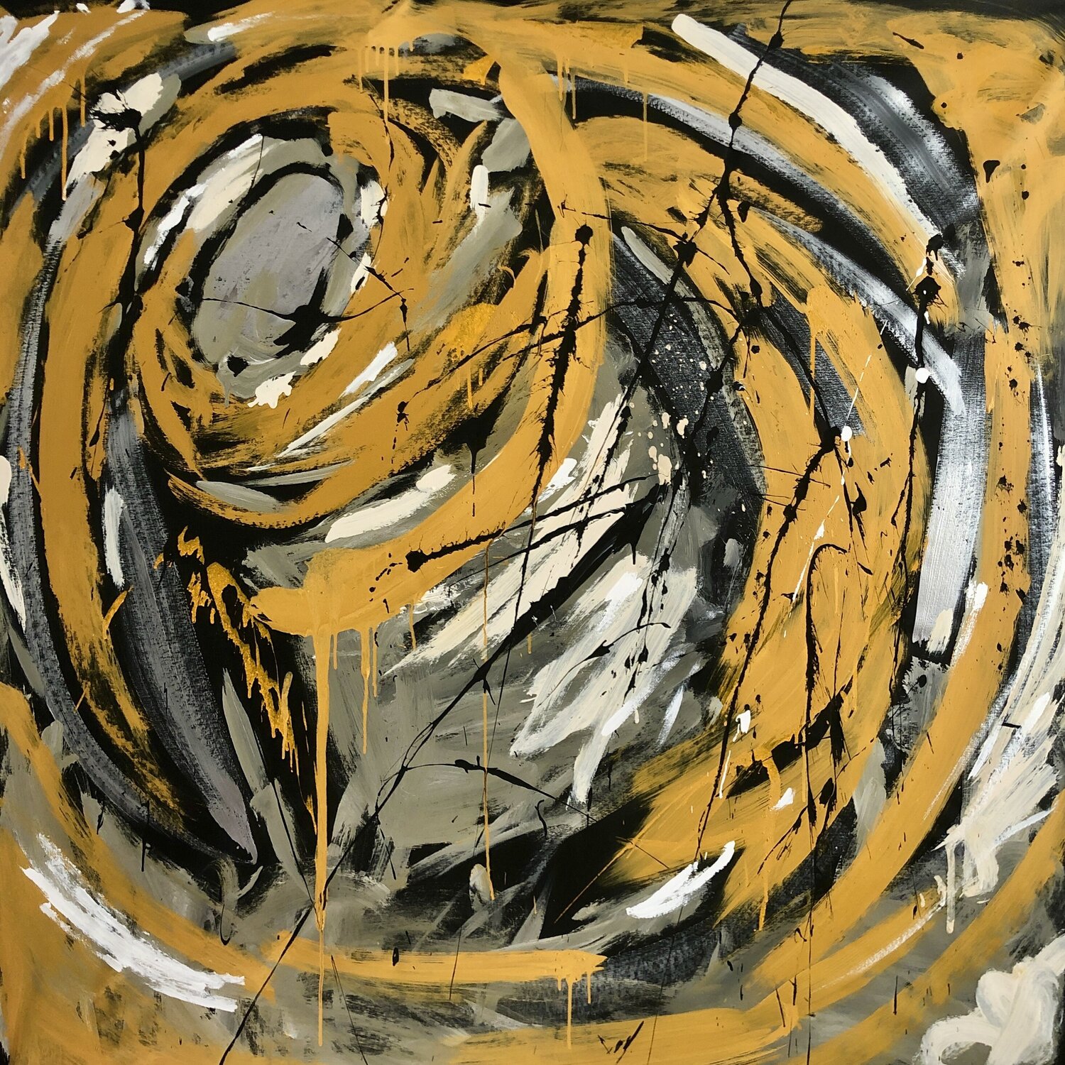 ENTROPIA ( serie " La probabilidad del Caos " ) Gabriela Lavezzari Original painting for sale