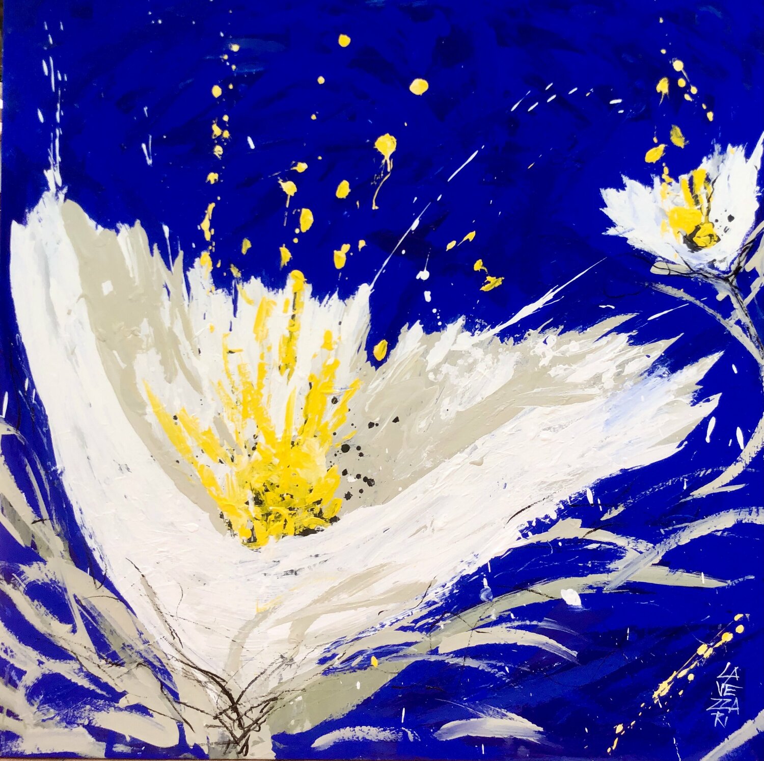 WILD FLOWERS Gabriela Lavezzari Original painting for sale