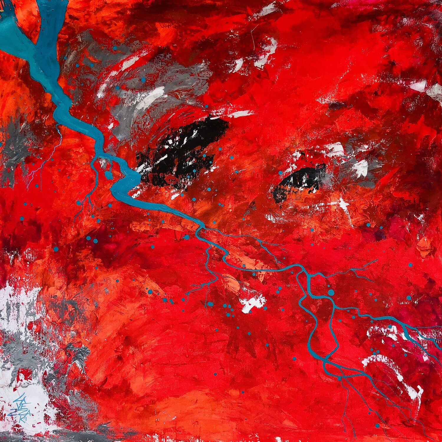 RIO SALSO Gabriela Lavezzari Original painting for sale