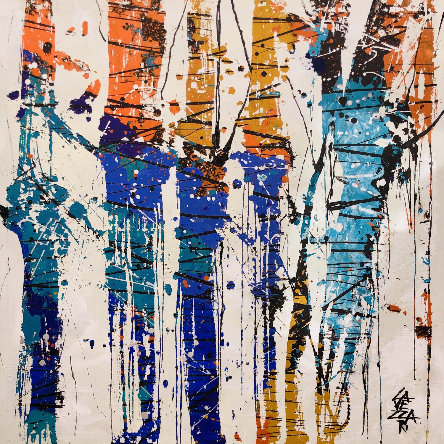 WILD BAMBOO Gabriela Lavezzari Original painting for sale