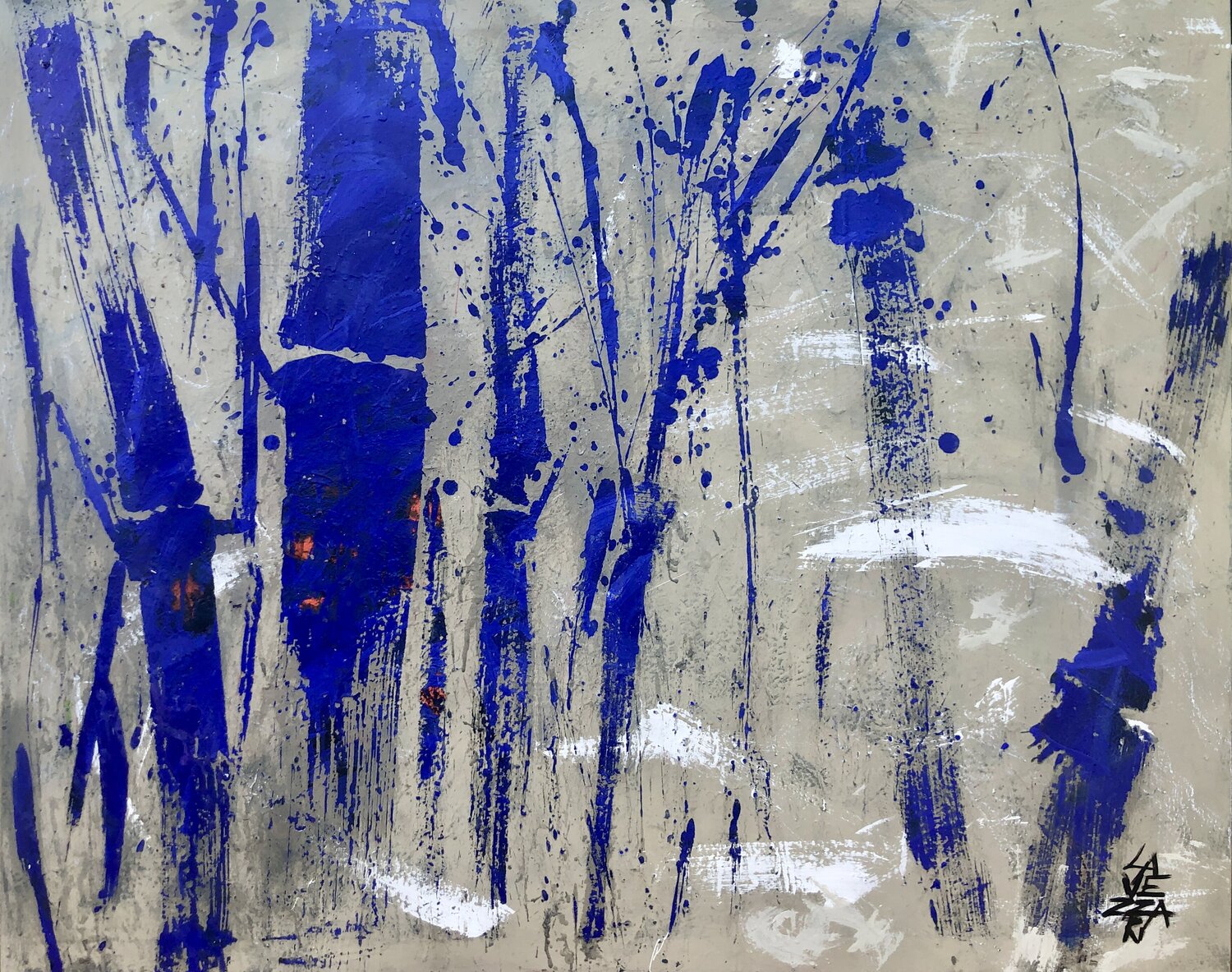 NIEBLA en el BAMBU Gabriela Lavezzari Original painting for sale