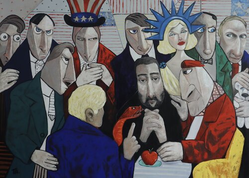 The Art of the Deal. by Ta Byrne, Painting for Sale on Select