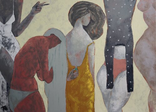 Changing room by Ta Byrne, Painting for Sale on Select