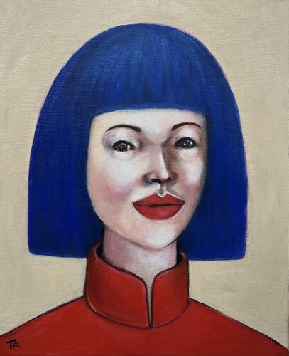 The Face by Ta Byrne, Painting for Sale on Select