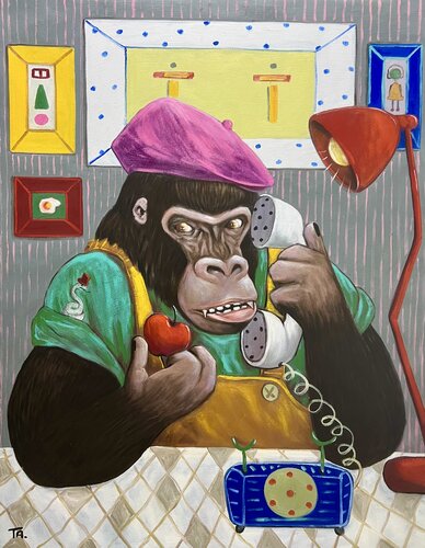 The Boss by Ta Byrne, Painting for Sale on Select