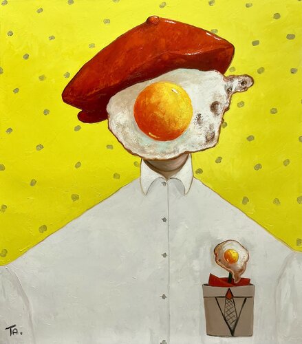 Egg Boy by Ta Byrne, Painting for Sale on Select