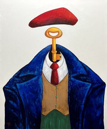 Key Man by Ta Byrne, Painting for Sale on Select