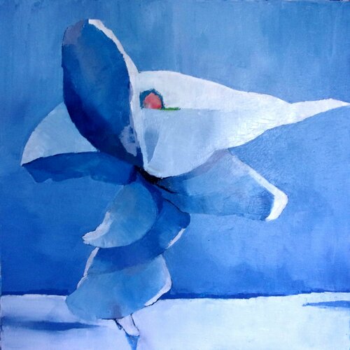 Loïe, l'hiver by Corinne Malfreyt, Painting for Sale on Select
