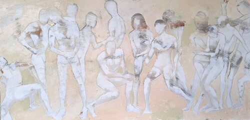 Humanités by Corinne Malfreyt, Painting for Sale on Select