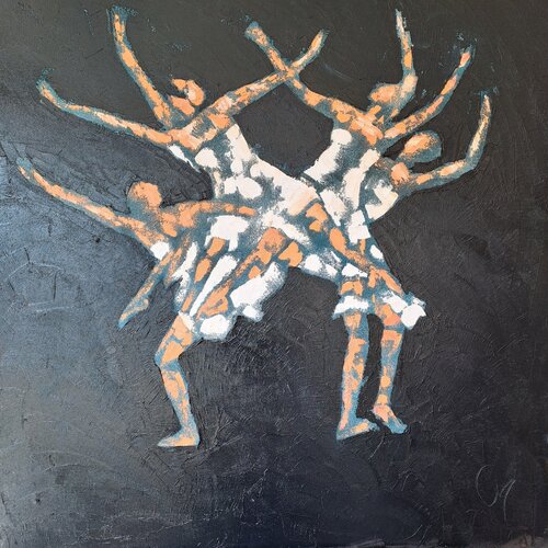 Le saut by Corinne Malfreyt, Painting for Sale on Select
