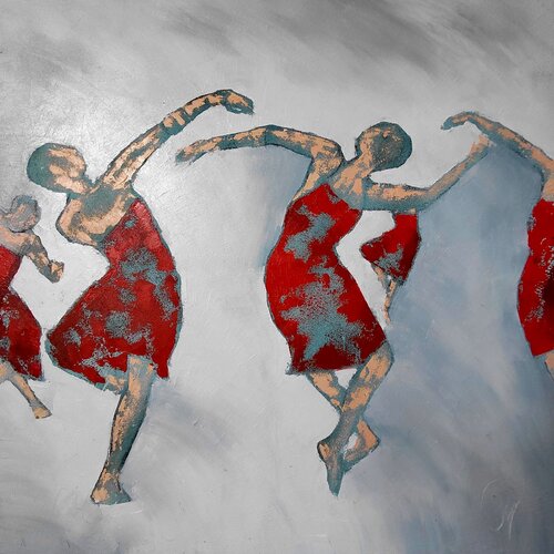 Arabesques by Corinne Malfreyt, Painting for Sale on Select