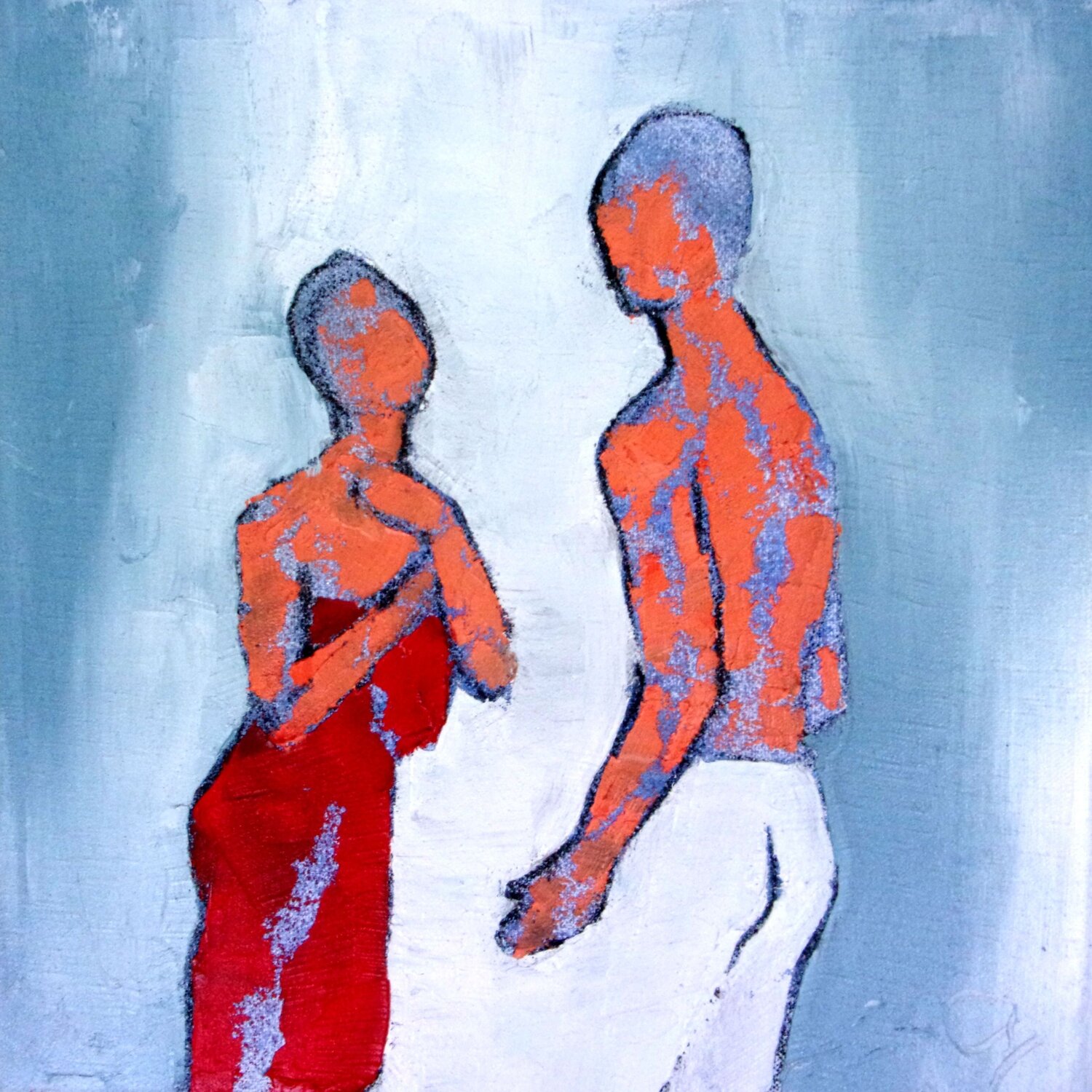 Le cadeau Corinne Malfreyt Original painting for sale