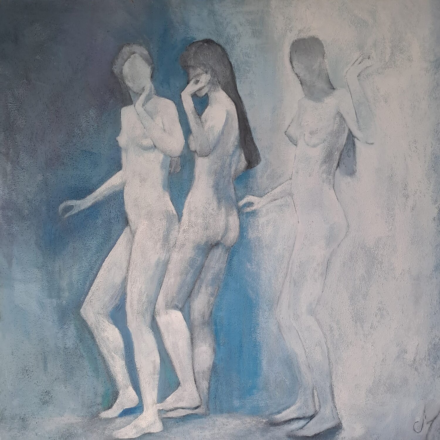 Au revoir Corinne Malfreyt Original painting for sale