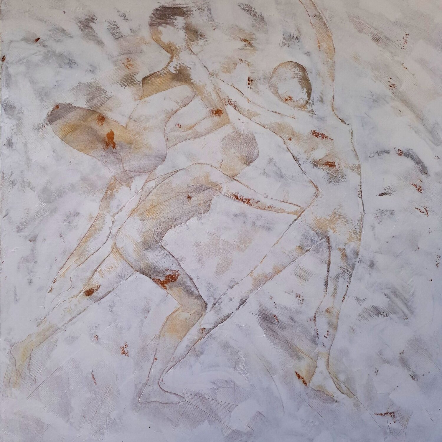 Enthousiasmes Corinne Malfreyt Original painting for sale