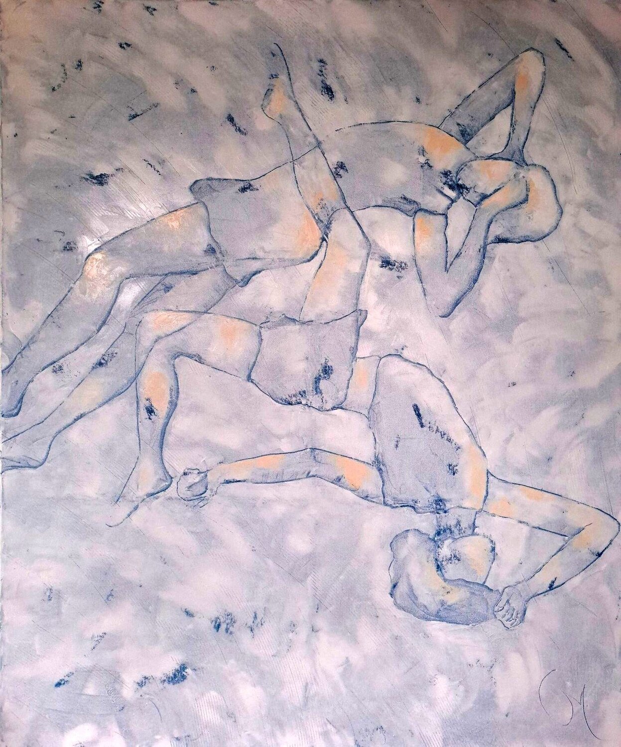 Le rêve Corinne Malfreyt Original painting for sale