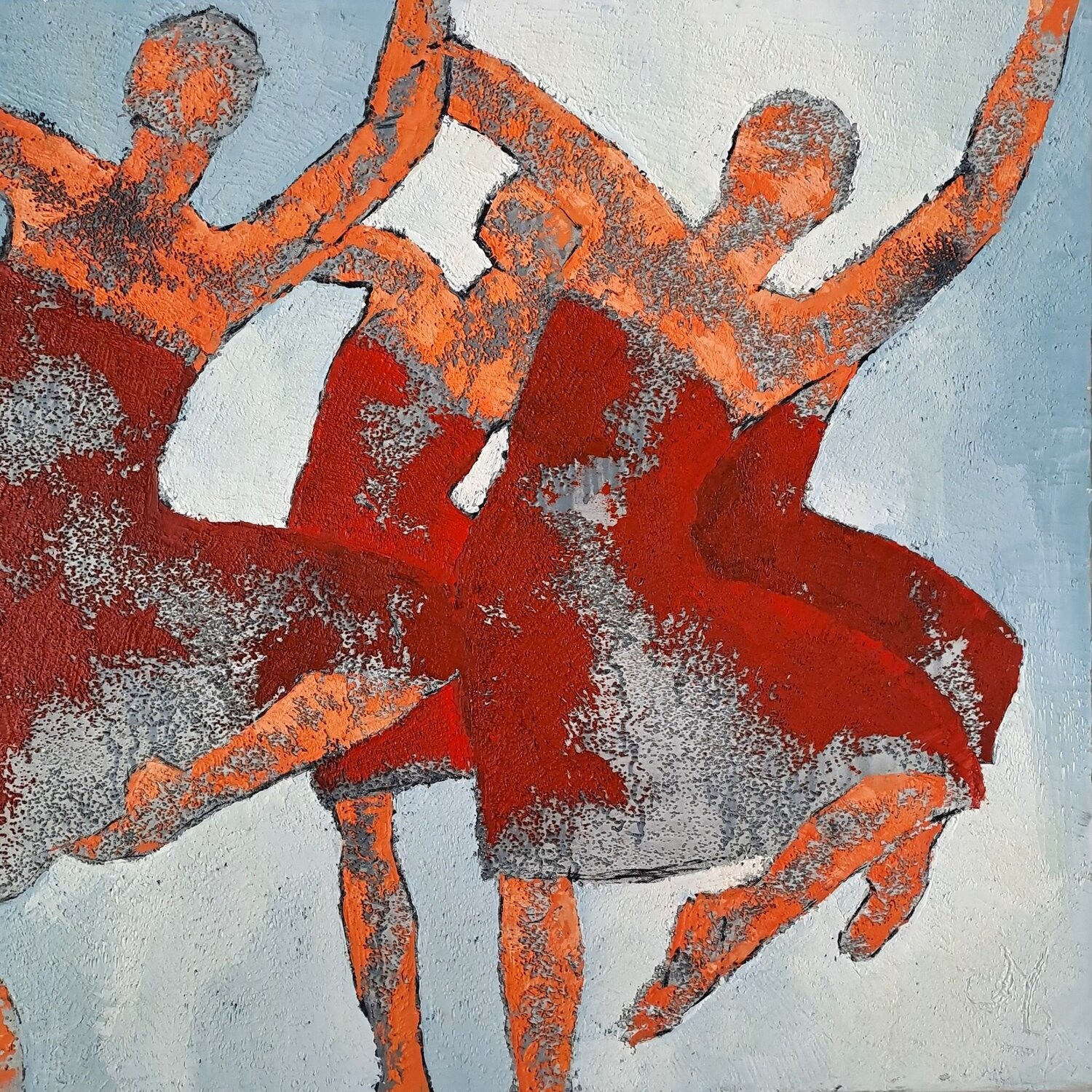 Extases Corinne Malfreyt Original painting for sale