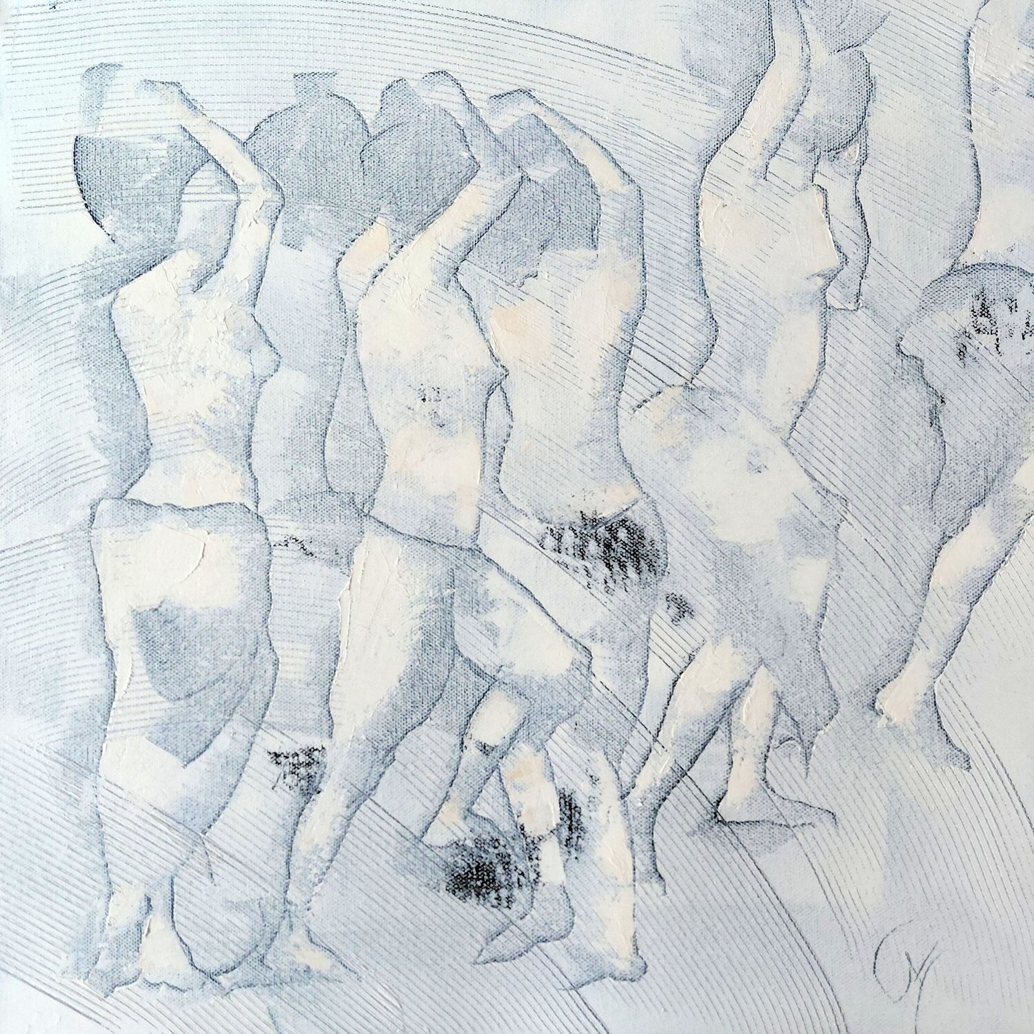 La porteuse d'eau Corinne Malfreyt Original painting for sale