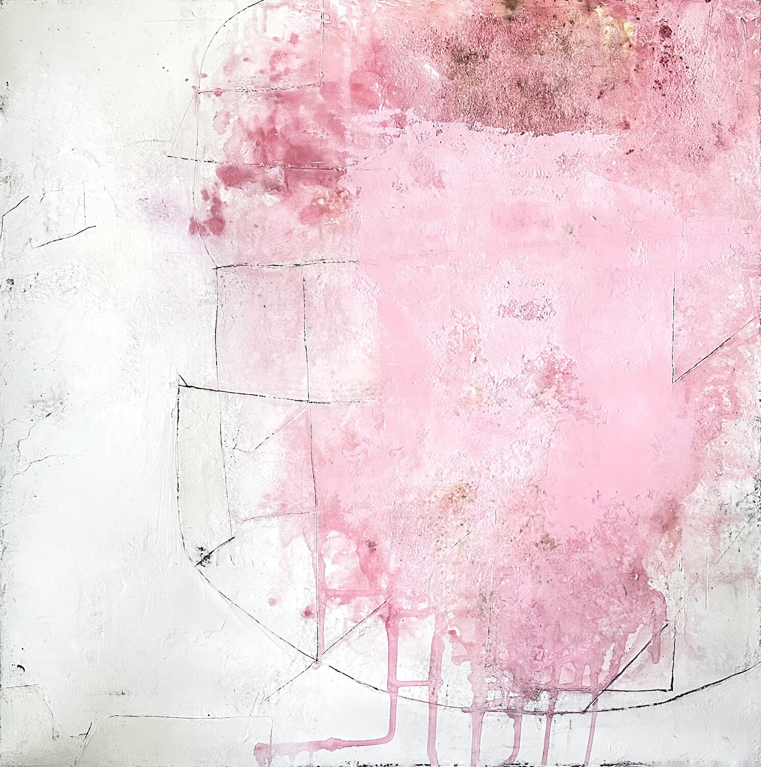 Pink Riot Susan Handau Original painting for sale