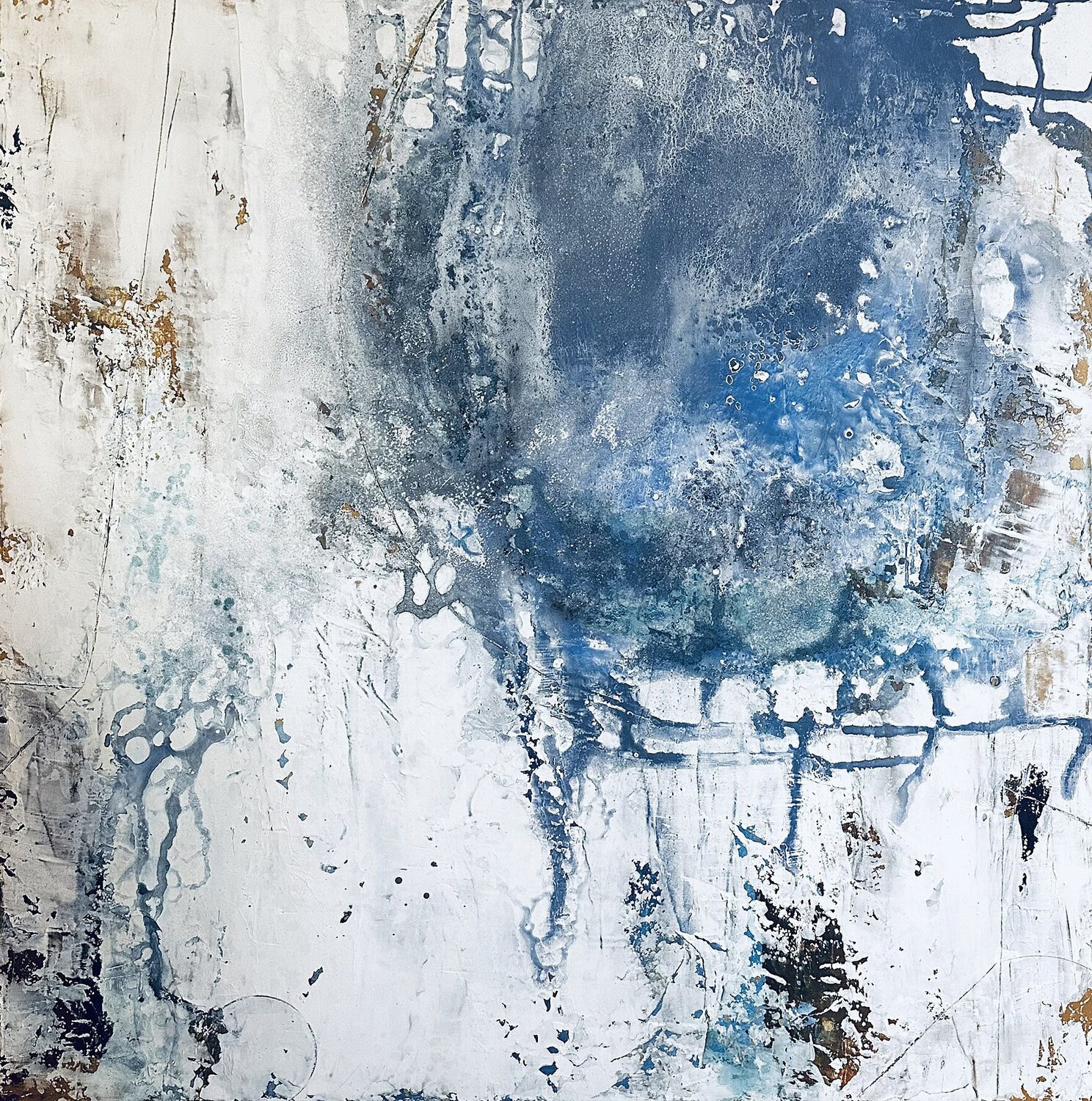 The Cosmos in One Look Susan Handau Original painting for sale