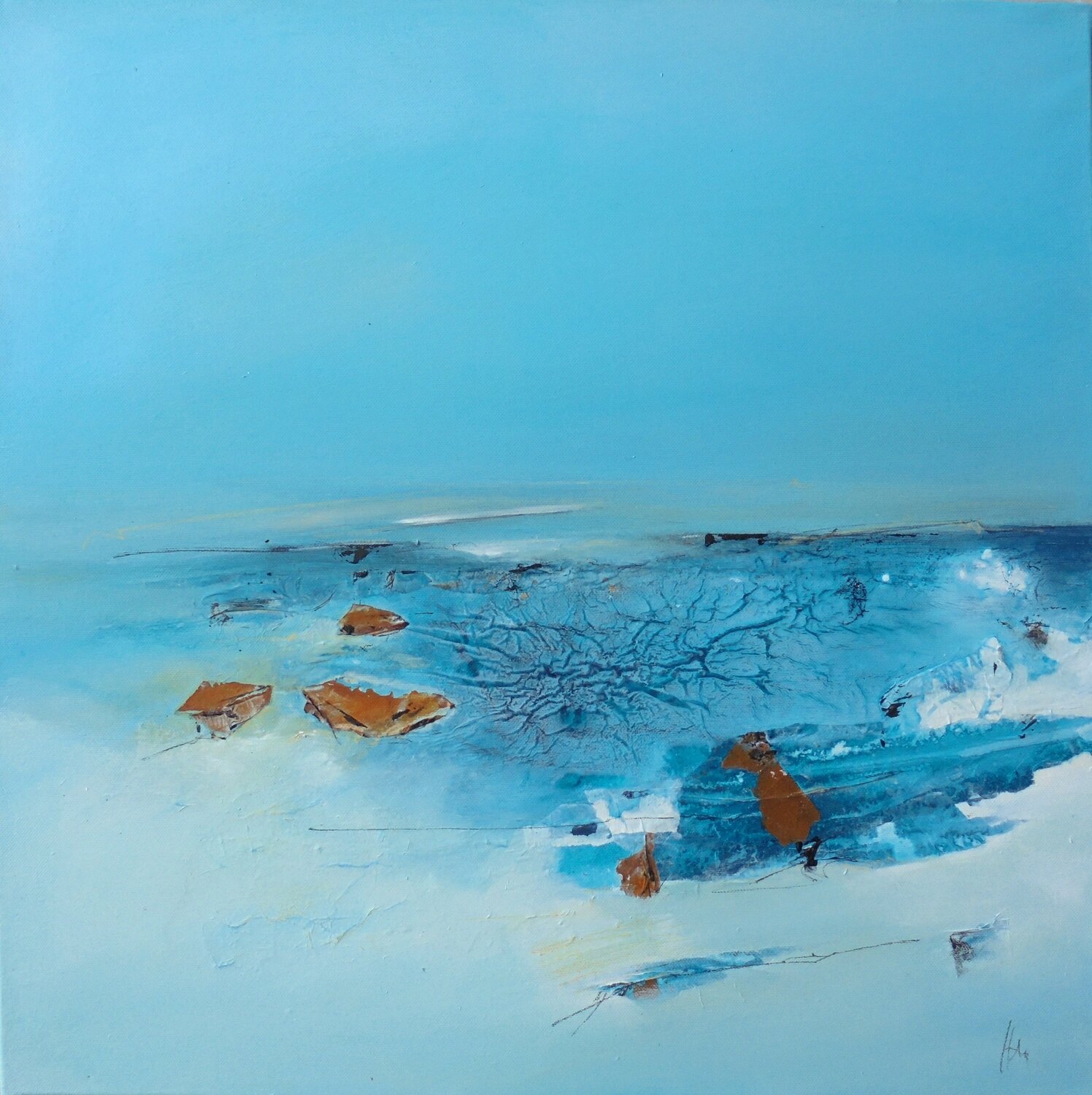 BERCER SES PENSEES Han Original painting for sale