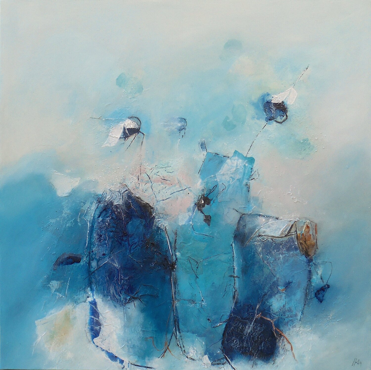 AU SON DE L'AUBADE Han Original painting for sale