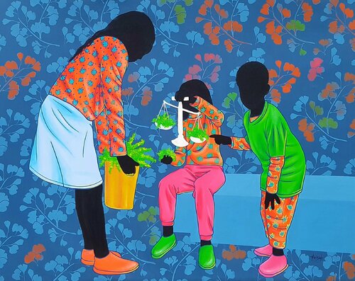 Justice leads by Aziseh Emmanuel, Painting for Sale on Select