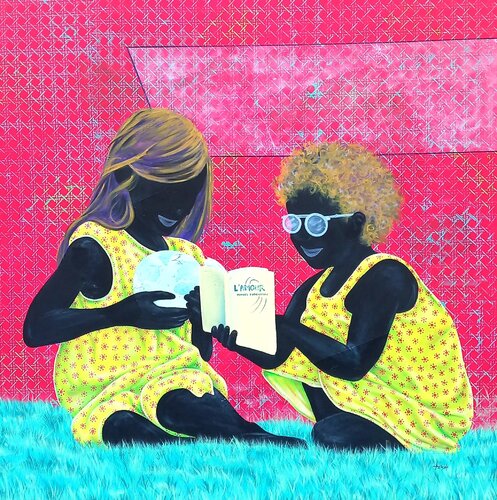 Love don't cost a thing by Aziseh Emmanuel, Painting for Sale on Select