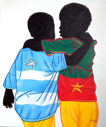 Brothers from another mother #3 by Aziseh Emmanuel, Painting for Sale on Select