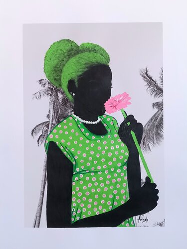 Love Language #2 by Aziseh Emmanuel, Painting for Sale on Select