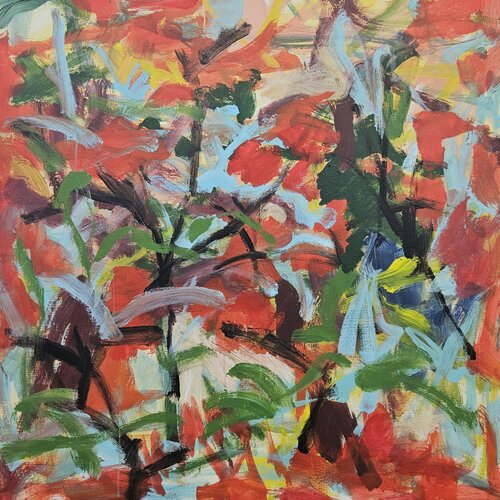 Red December by TAMHUY, Painting for Sale on Select