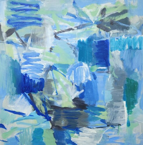 Blue Transience by TAMHUY, Painting for Sale on Select
