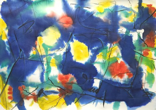 Colorful abstract by TAMHUY, Painting for Sale on Select