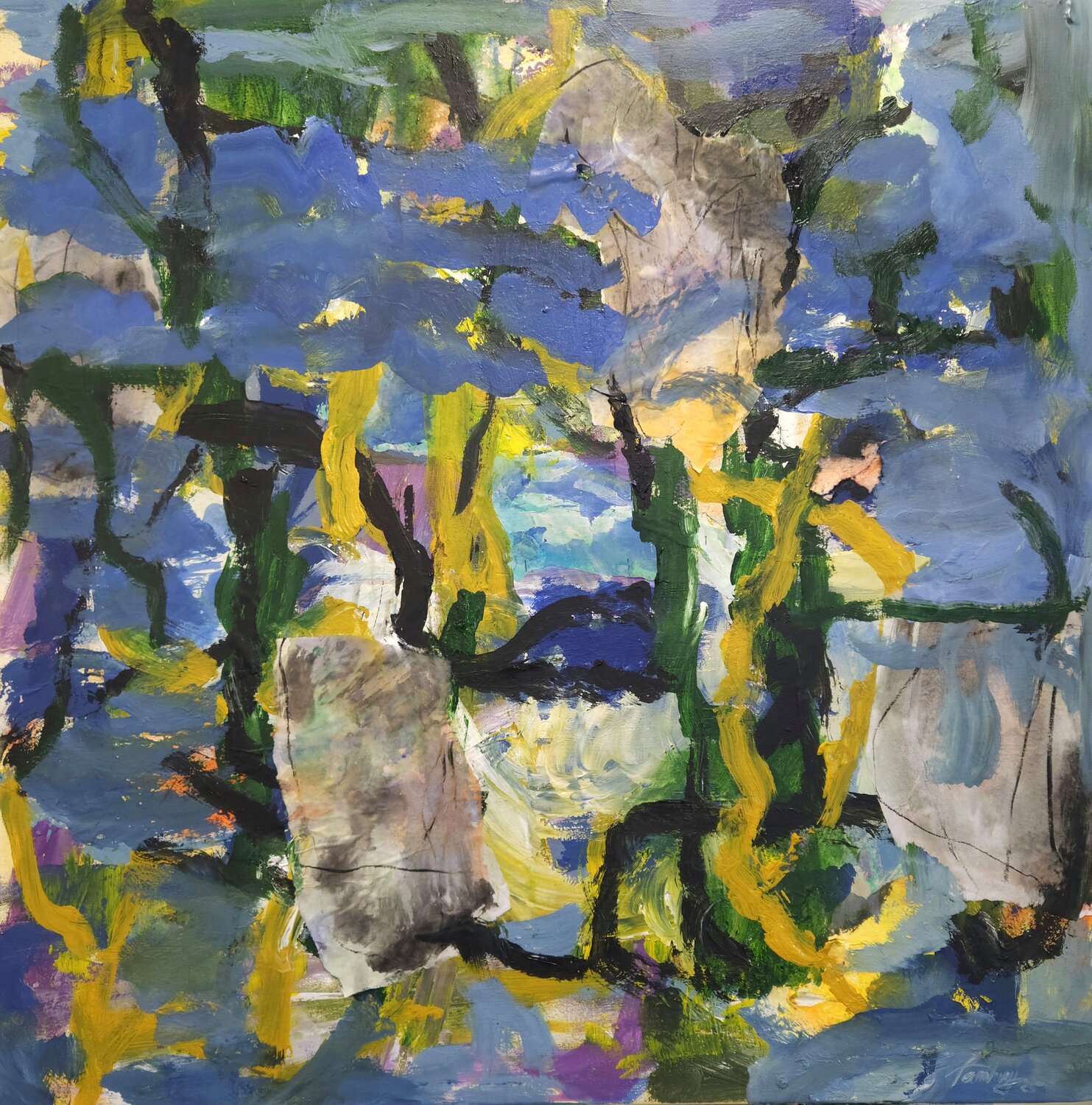 Between heaven and earth 1 TAMHUY Original painting for sale