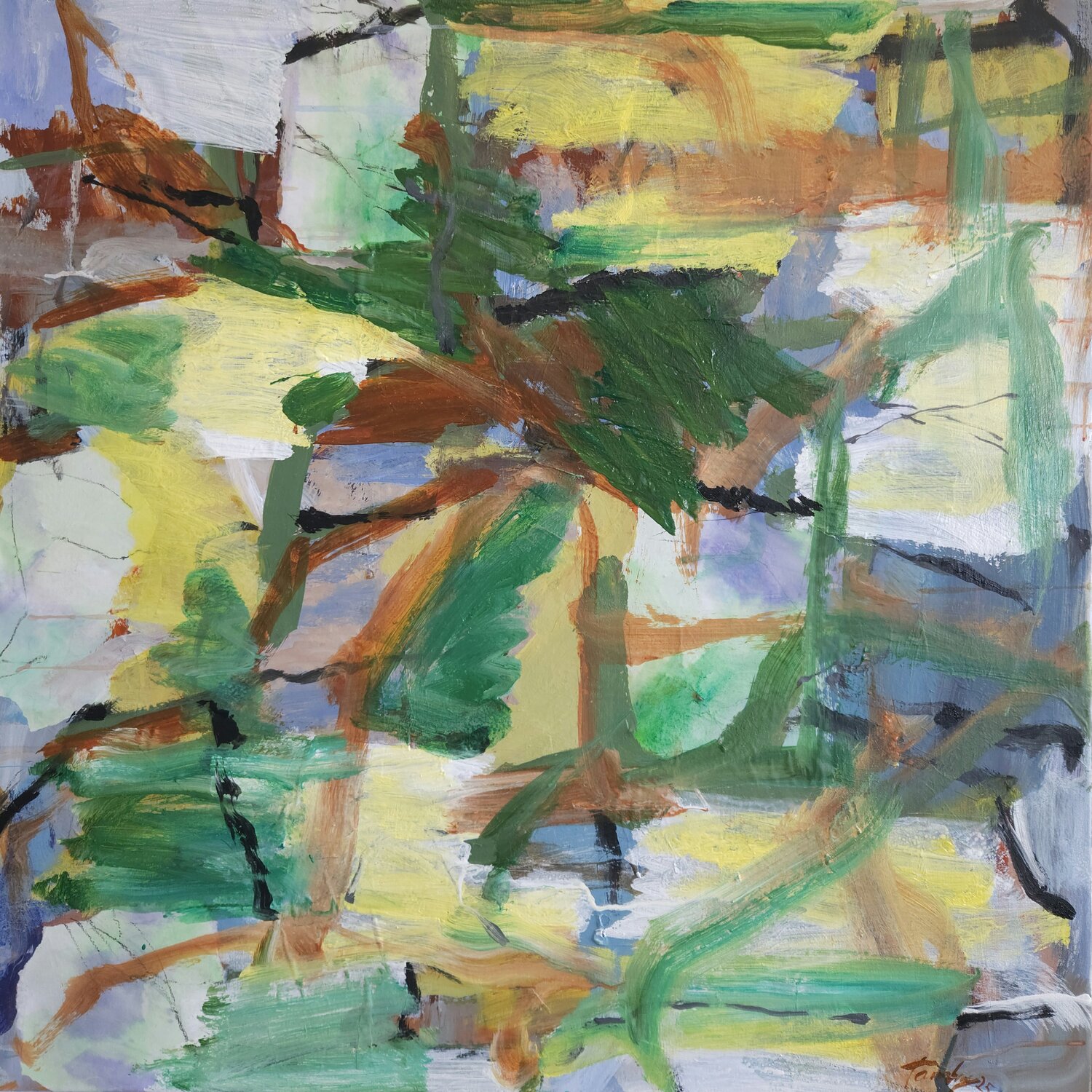 Exploration 1 TAMHUY Original painting for sale