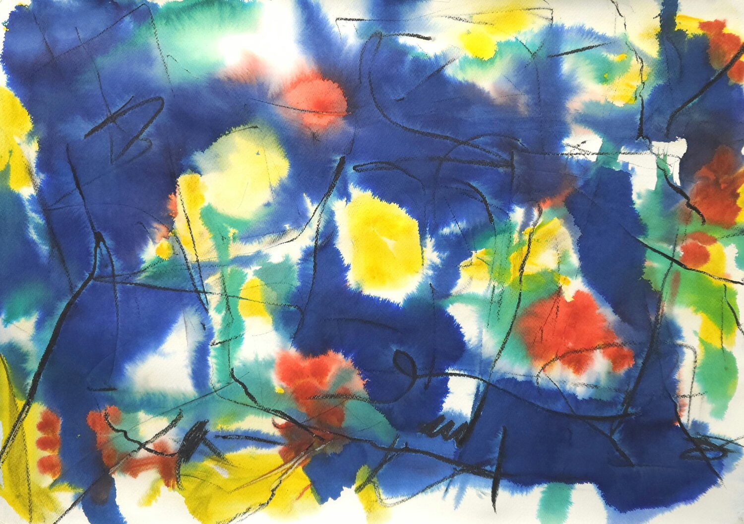 Colorful abstract TAMHUY Original painting for sale