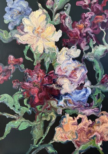 Flowers #3 by Liubou Sas, Painting for Sale on Select