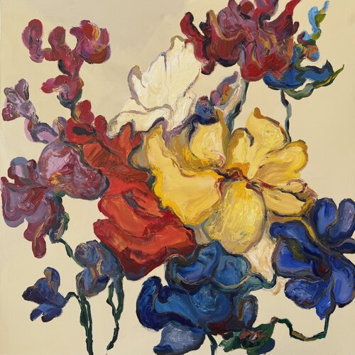 Flowers #5 by Liubou Sas, Painting for Sale on Select